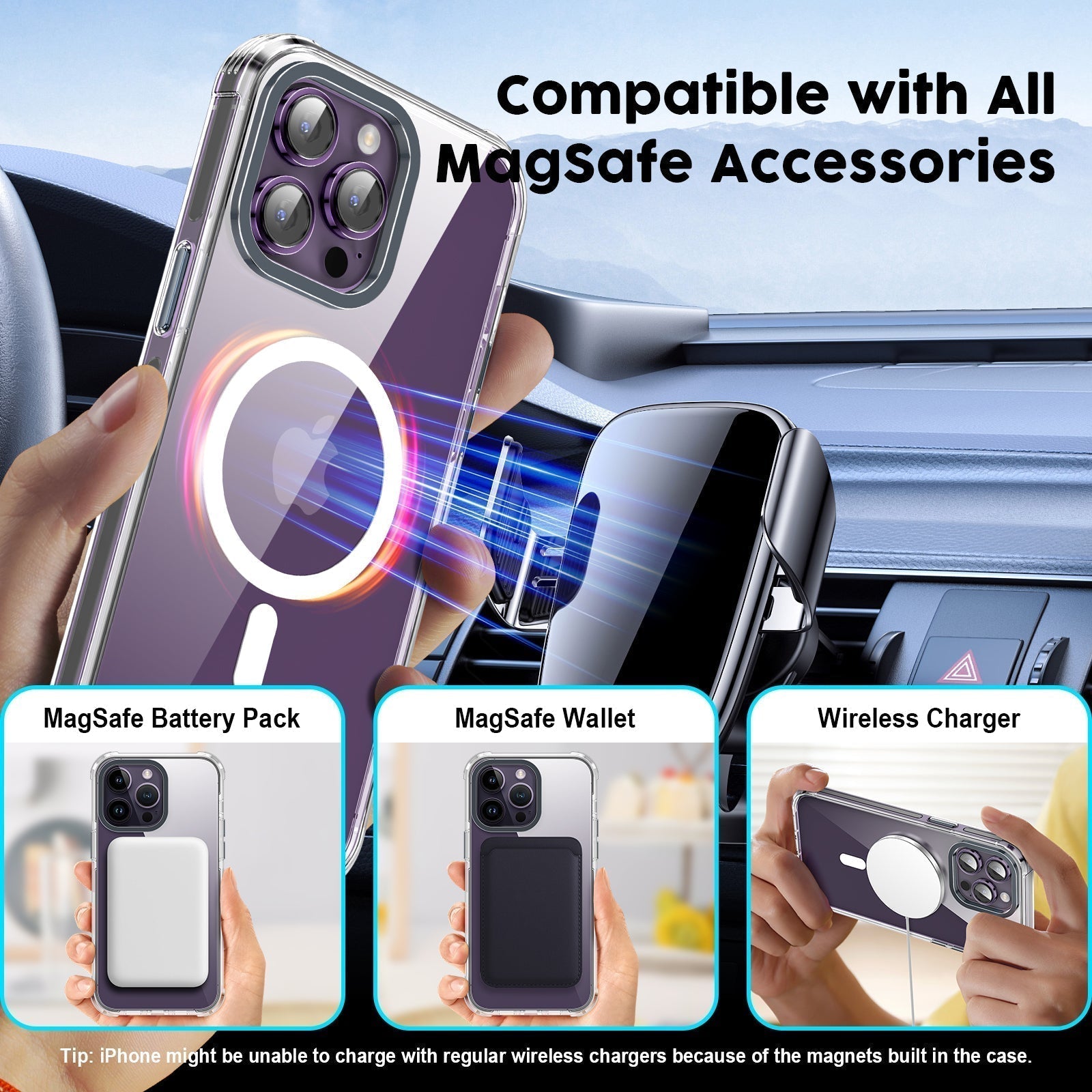 UV Printing 9 butterfly Crystal & Black TPE Bumper Case