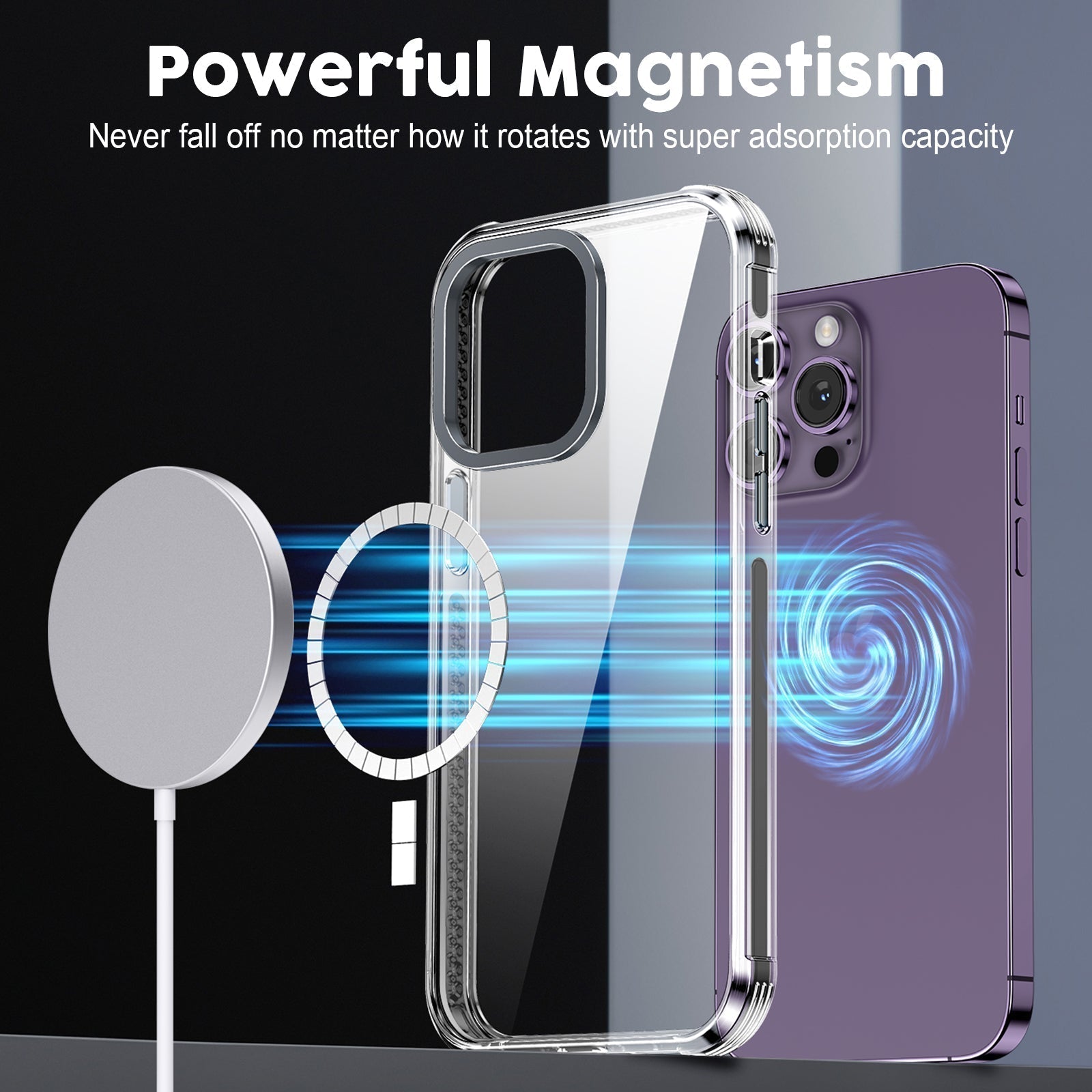 UV Printing 4 Dark Dancing Crystal & Black TPE Bumper Case