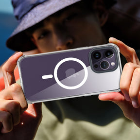 Blue Purple Immersion dyeing Crystal & Black TPE Bumper Shockproof Case